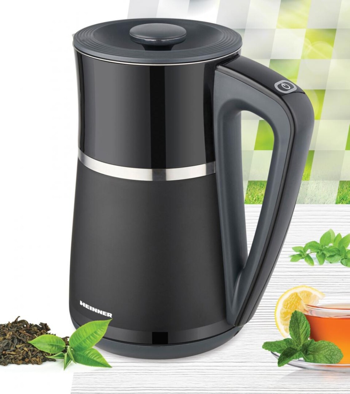 Fierbator electric Heinner, 1850-2200W, 1.7L, negru - imagine 4